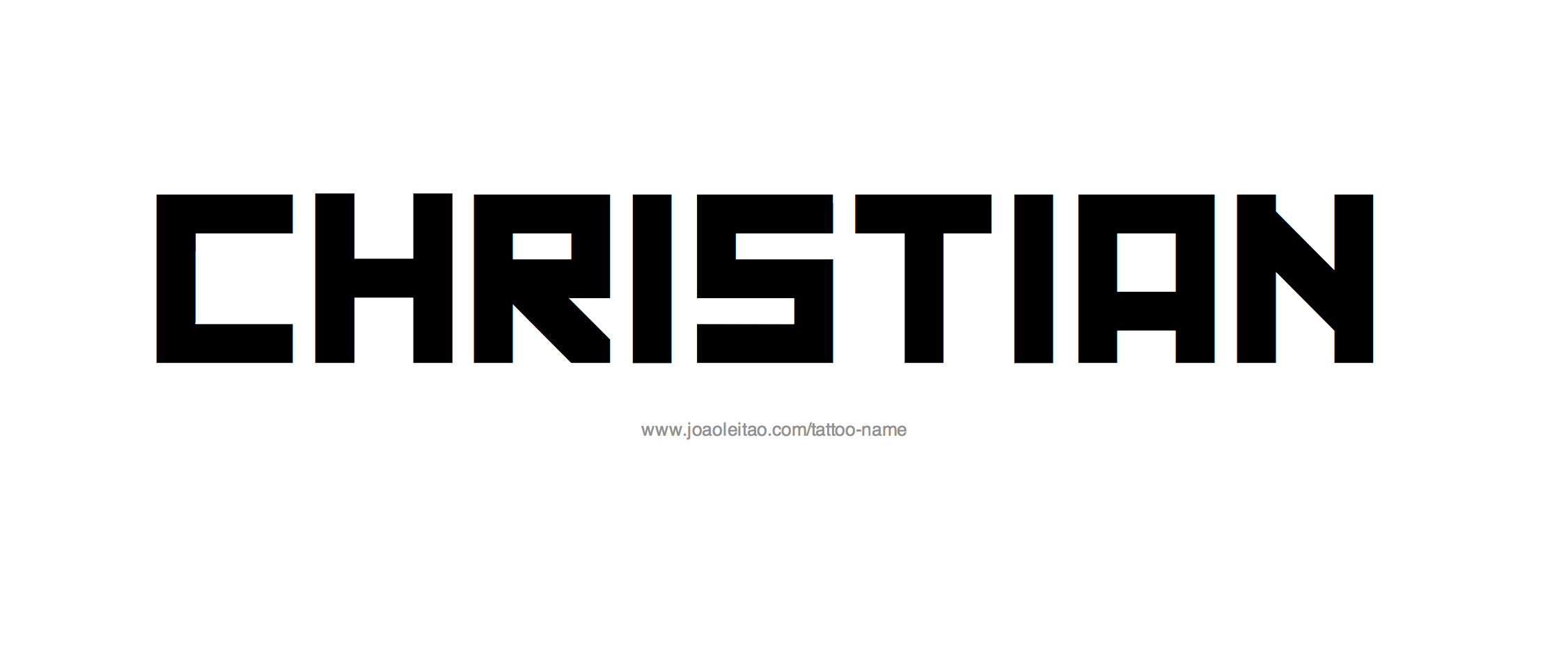 Christian Name Tattoo Designs